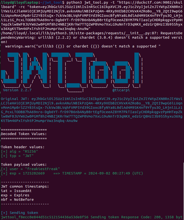 Running JWT Tool